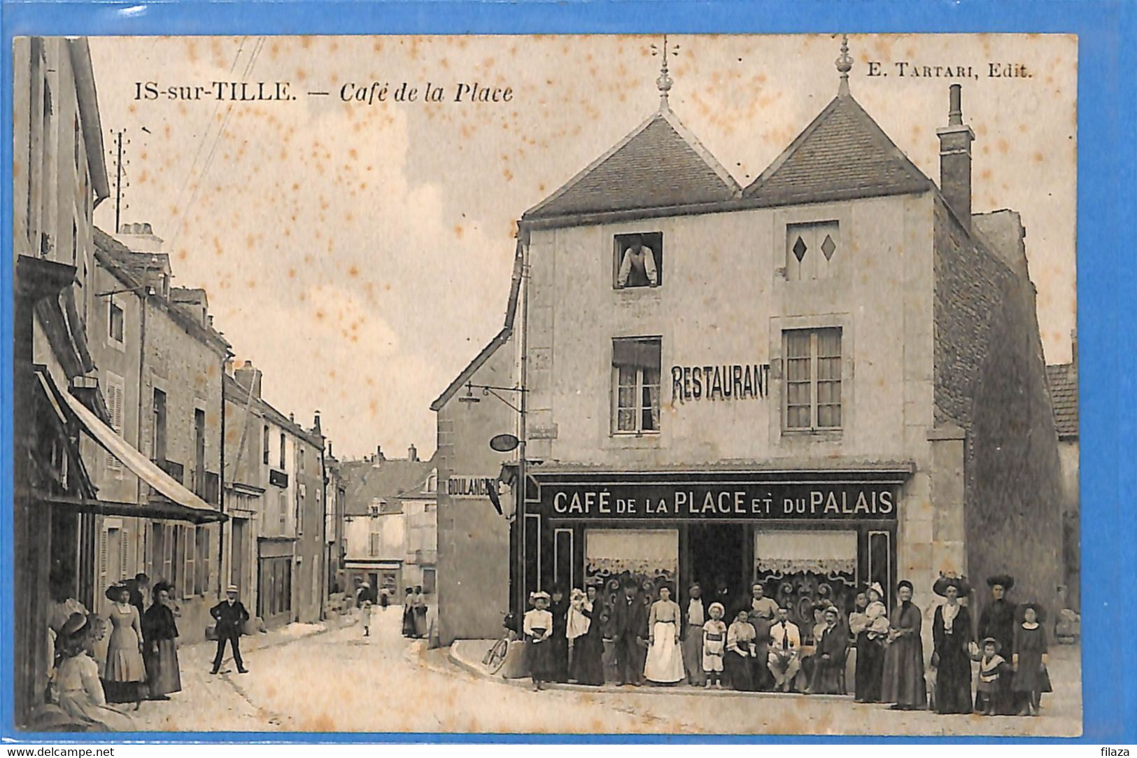 21 - Côte D'Or - Is Sur Tille - Café De La Place  (N4947) - Is Sur Tille