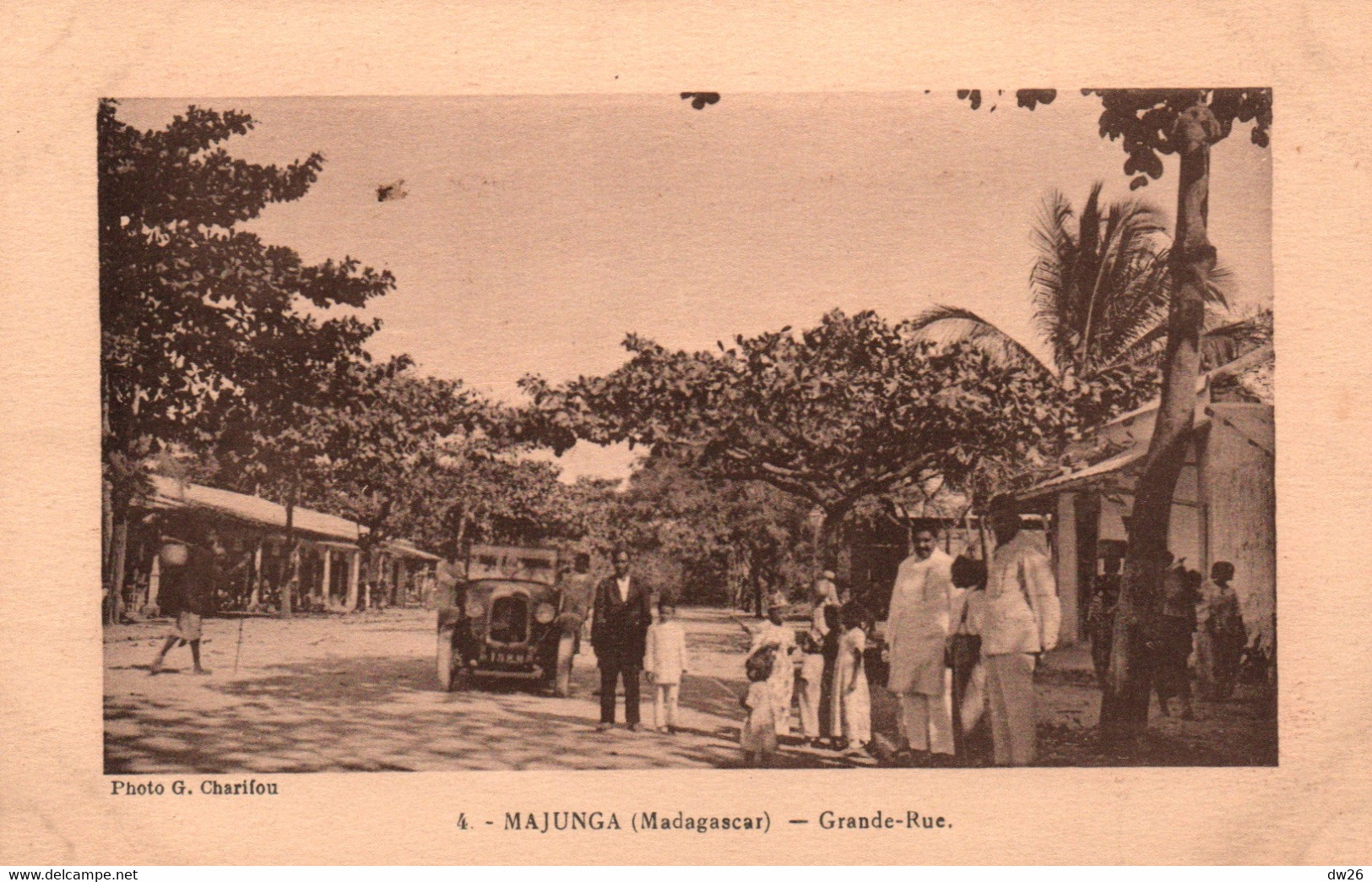 Madagascar - Majunga: Grande Rue - Photo G. Charifou - Carte N° 4 - Afrique