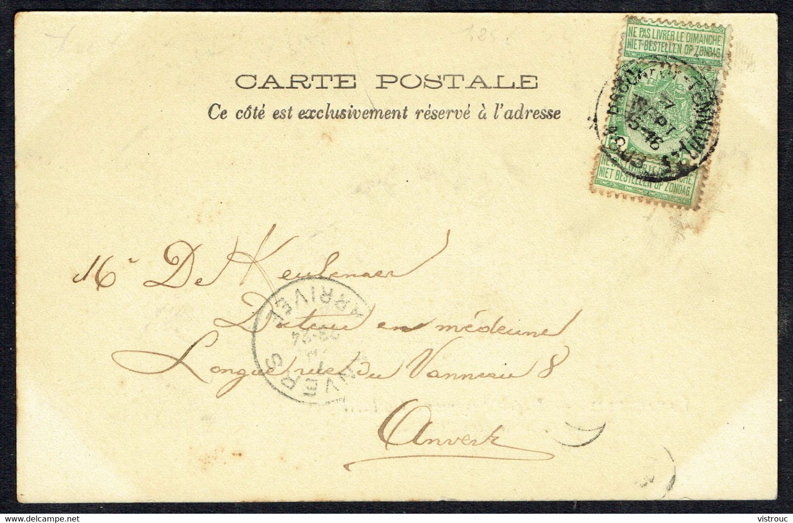 LAVACHERIE - Pêche à La Truite Dans L'Ourthe - Circulé - Circulated - Gelaufen - 1903. - Sainte-Ode