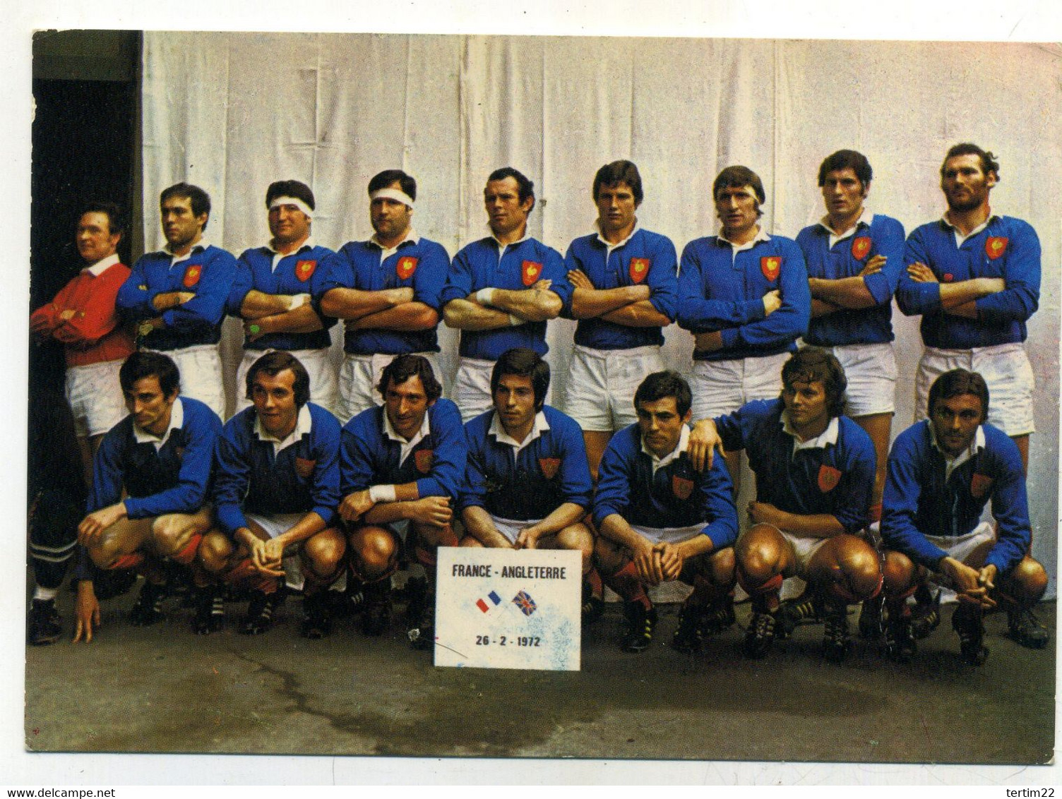 ( RUGBY )( SPORT )( FRANCE )( ANGLETERRE ) 1972 - Rugby