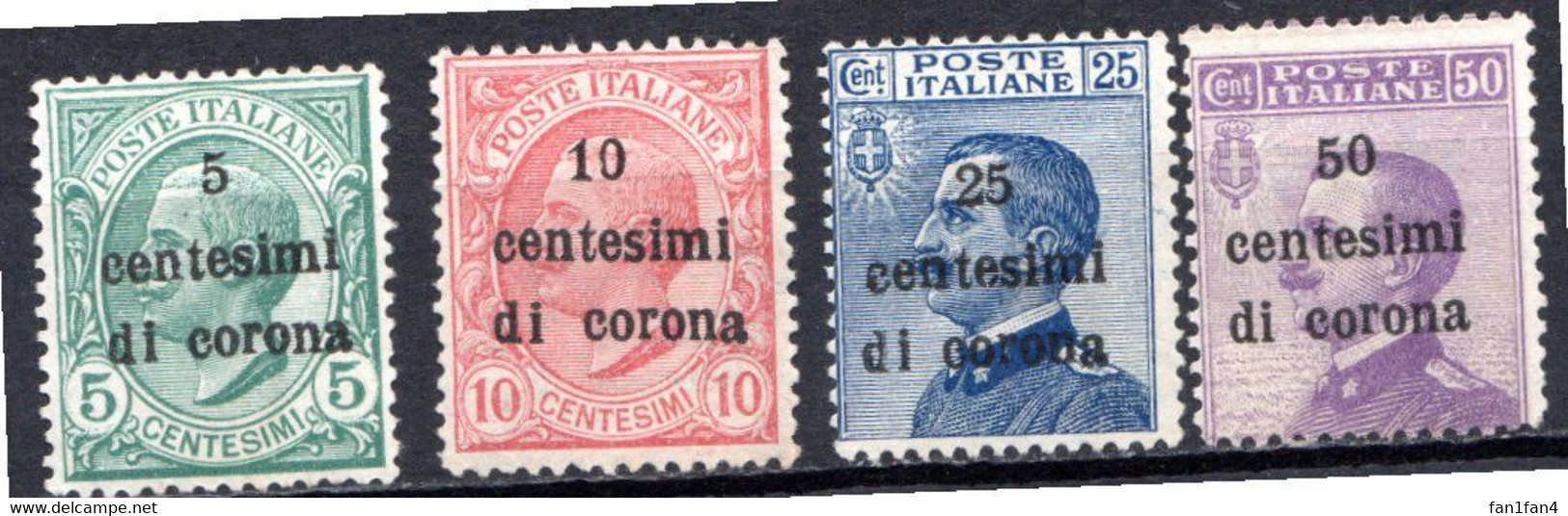 OCCUPATIONS ITALIENNES - (Dalmatie) - 1921-22 - N° 1 à 4 - (Timbres D'Italie De 1901-11) - Dalmatië