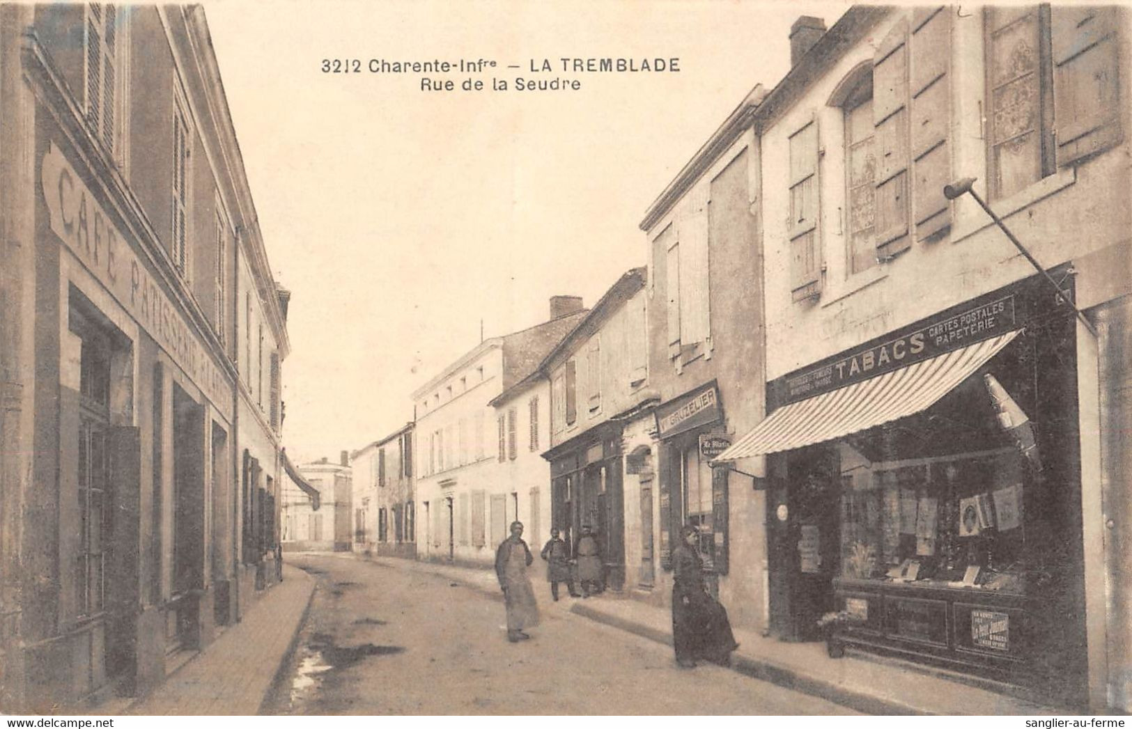 CPA 17 LA TREMBLADE RUE DE LA SEUDRE - Otros & Sin Clasificación