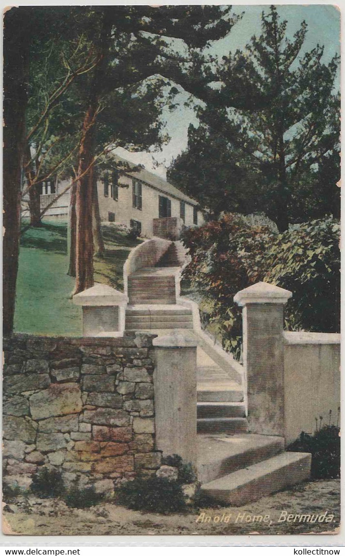 AN OLD HOME - BERMUDA - 1910 - Bermuda