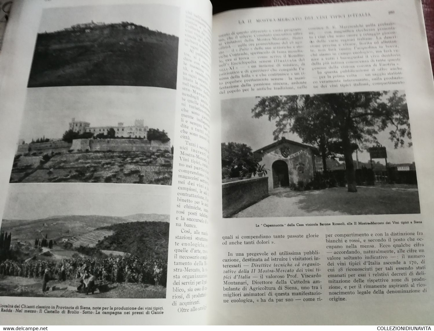 RIVISTA ANTICA 1935 SIENA CHIANTI FIERA VINI MACUGNAGA VERBANO OSSOLA PUBBLICITA' - Other & Unclassified