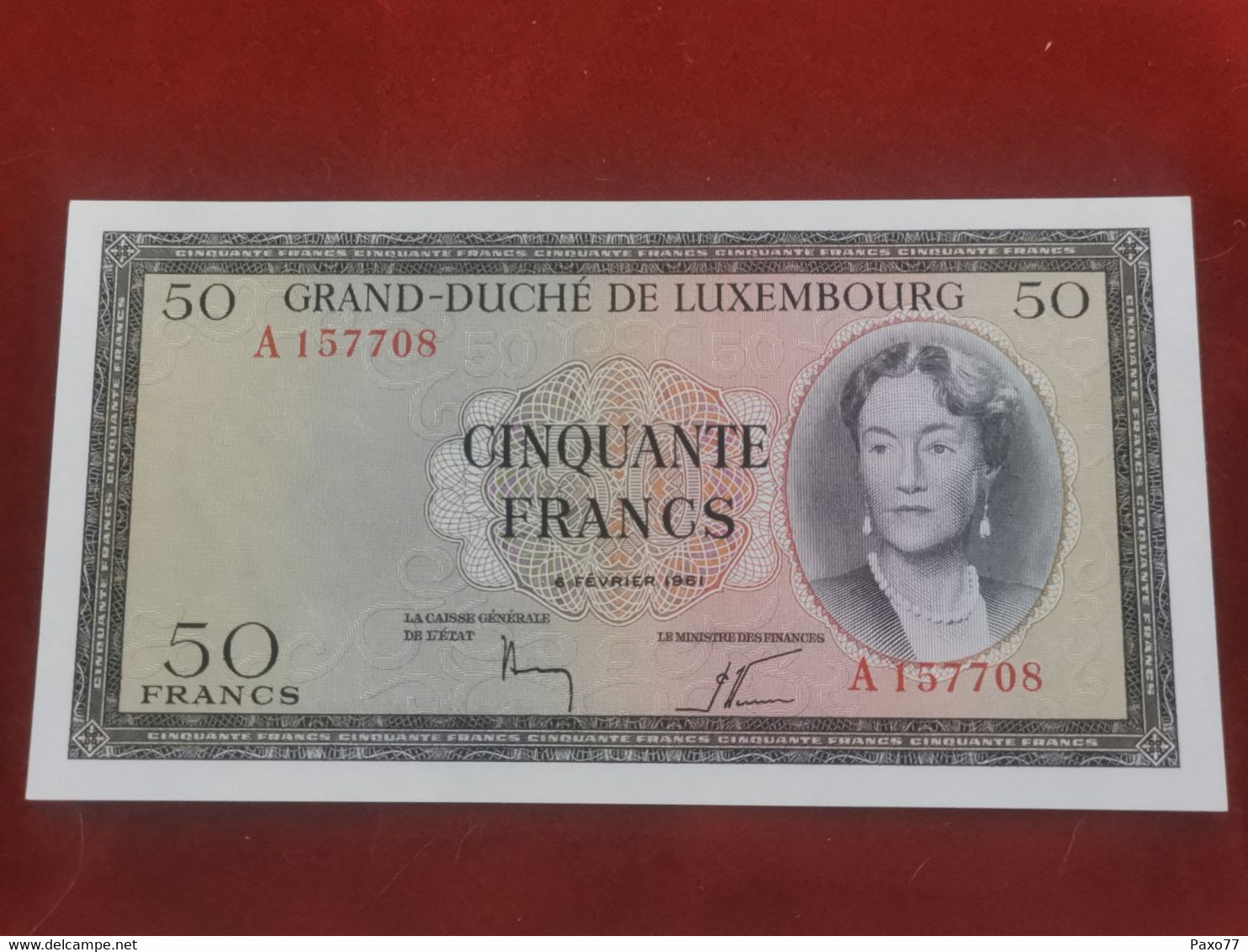 Luxembourg, 50 Francs Charlotte 1961. Uncirculated - Luxembourg