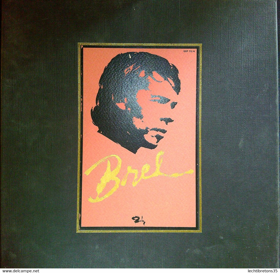 Rare Coffret LP JAPON Numéroté (545) Jacques Brel GXF 70/4 Barclay JAPAN - Altri - Francese