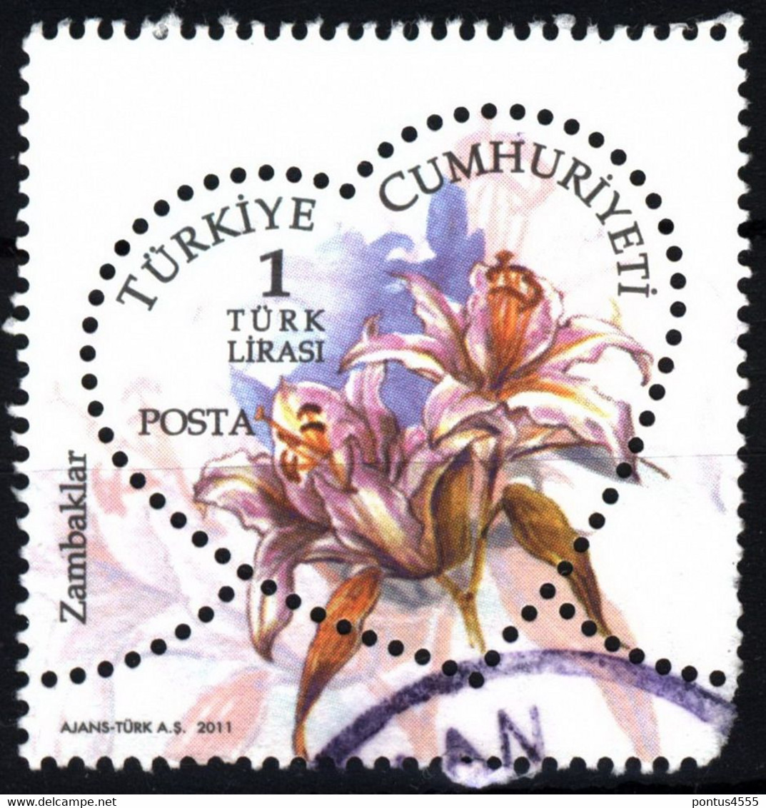 Turkey 2011 Mi 3867 Lilies - Used Stamps