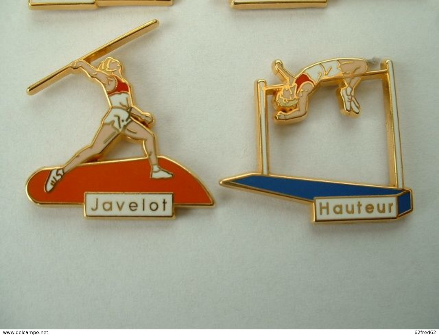 LOT DE 11 PIN'S CHRISTIAN PLAZAT DECATHLON - ARTHUS BERTRAND - Leichtathletik