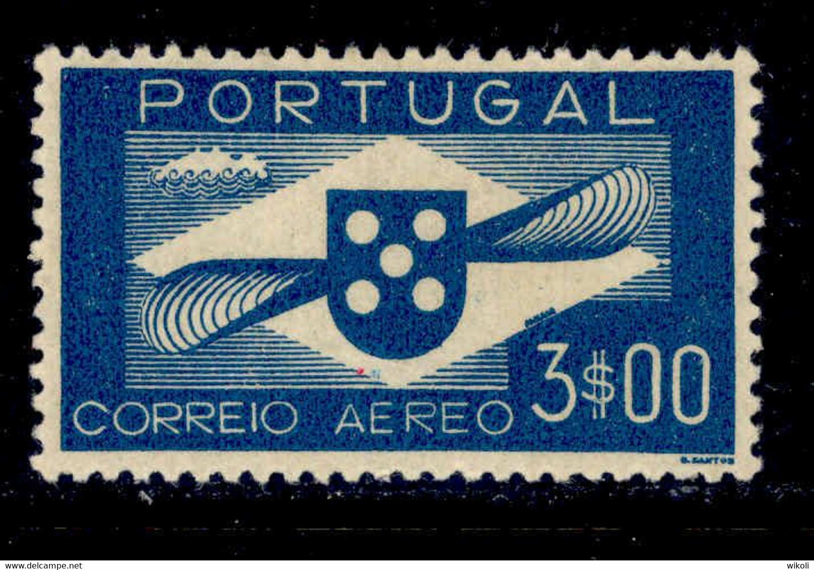 ! ! Portugal - 1936 Air Mail 3$00 - Af. CA 04 - MH - Ungebraucht