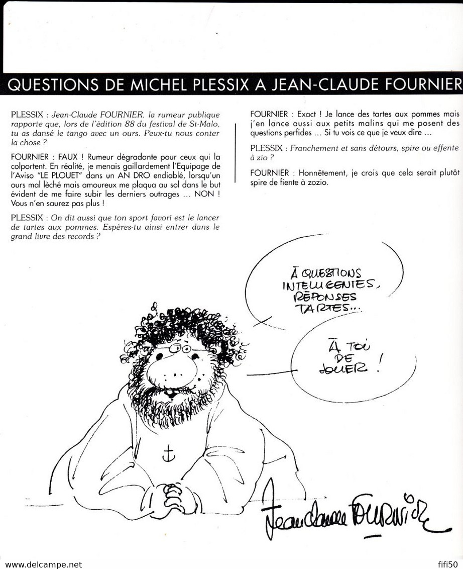 DOSSIER DE PRESSE  FESTIVAL BD DE SAINT MALO 1990 - Dossiers De Presse