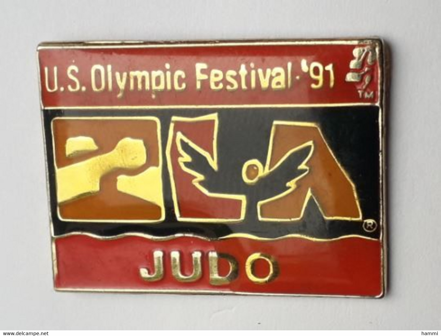 QQ164 Pin's Judo US OLYMPIC FESTIVAL 91 à LOS ANGELES USA - Judo