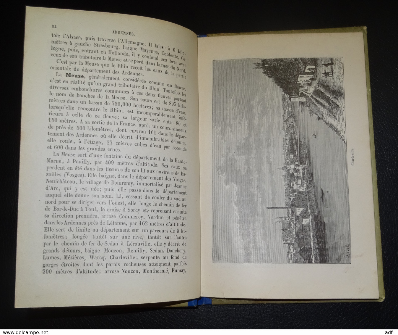 GEOGRAPHIE DES ARDENNES 1888, XIXe, 11 GRAVURES ET UNE CARTE, ADOLPHE JOANNE, HACHETTE ET Cie