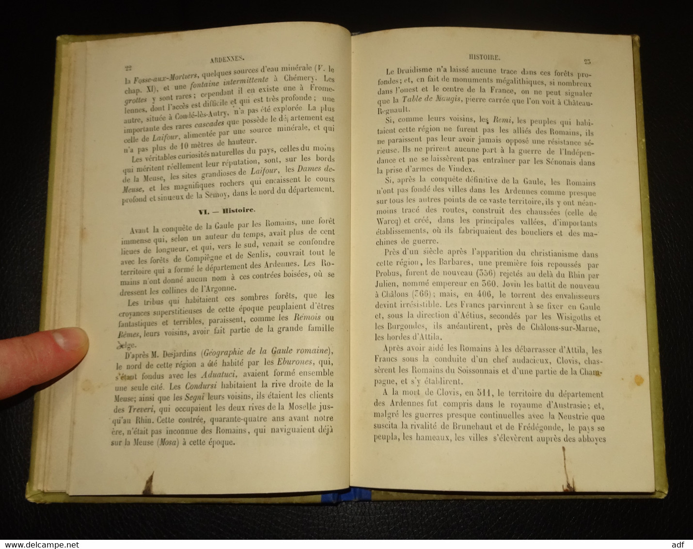 GEOGRAPHIE DES ARDENNES 1888, XIXe, 11 GRAVURES ET UNE CARTE, ADOLPHE JOANNE, HACHETTE ET Cie