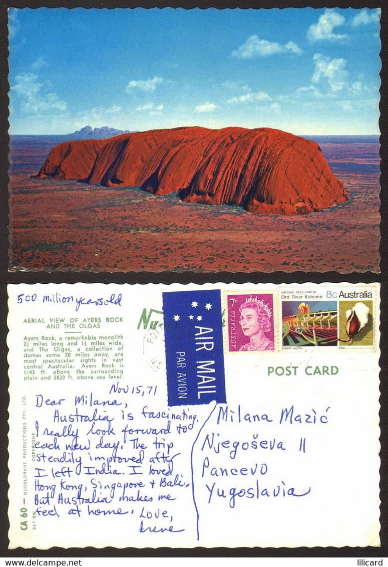 Australia AYERS ROCK And The Olgas Stamp   #33464 - Uluru & The Olgas