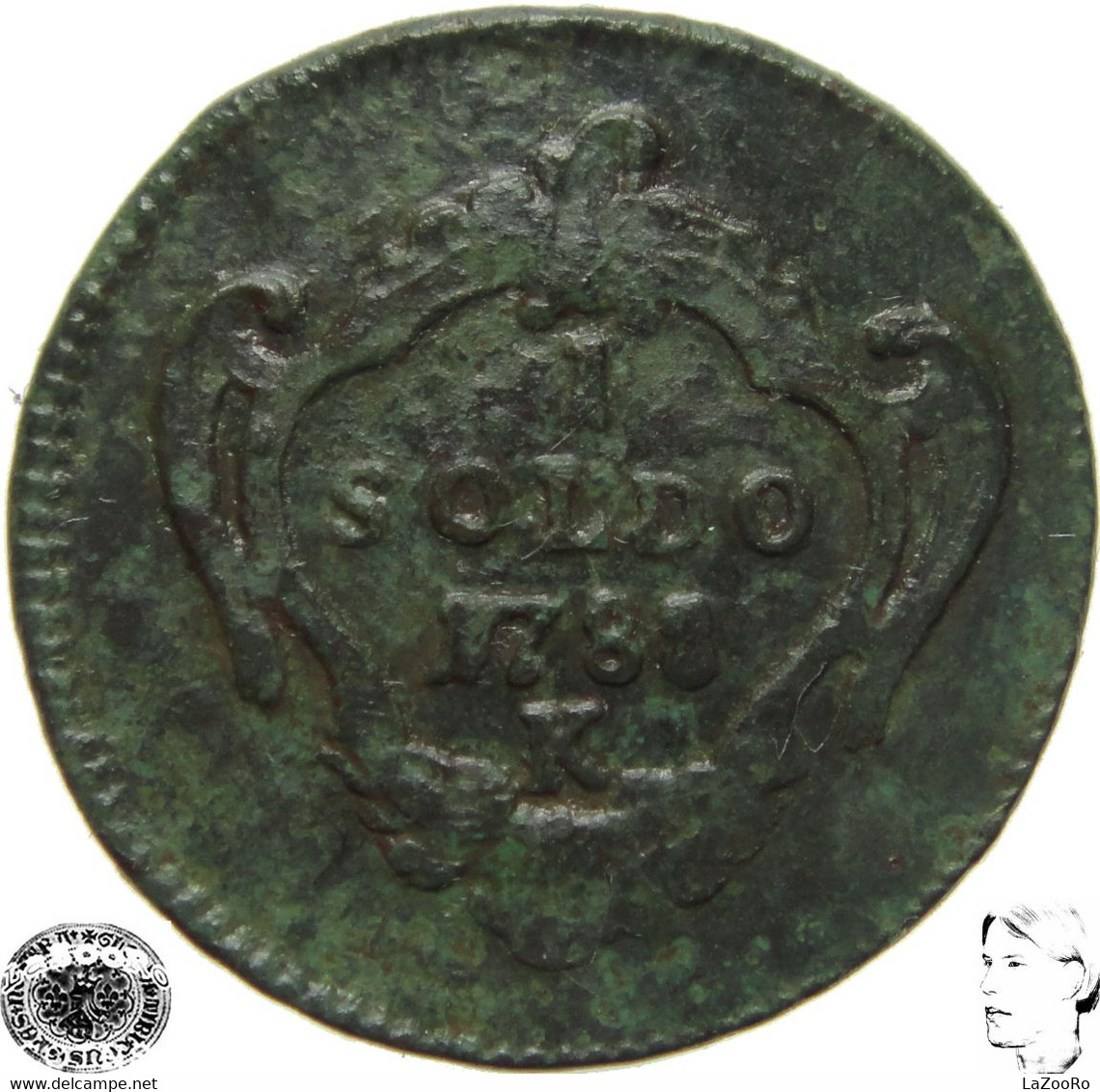 LaZooRo: Italy Austria 1 Soldo 1788 K VF - Gorizia