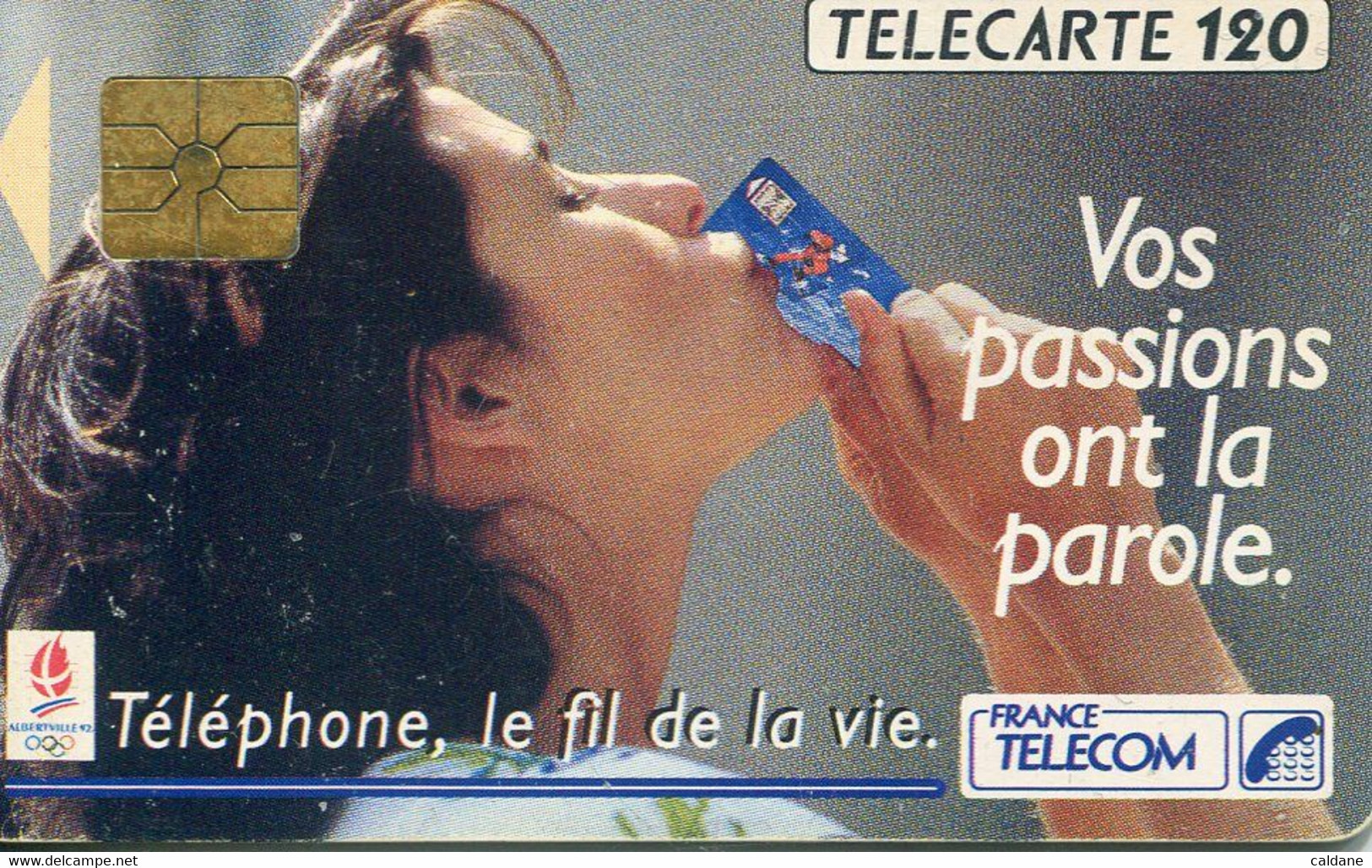 TELECARTE  France Telecom 120 UNITES.  .1.000.000.  EX. - Telecom Operators