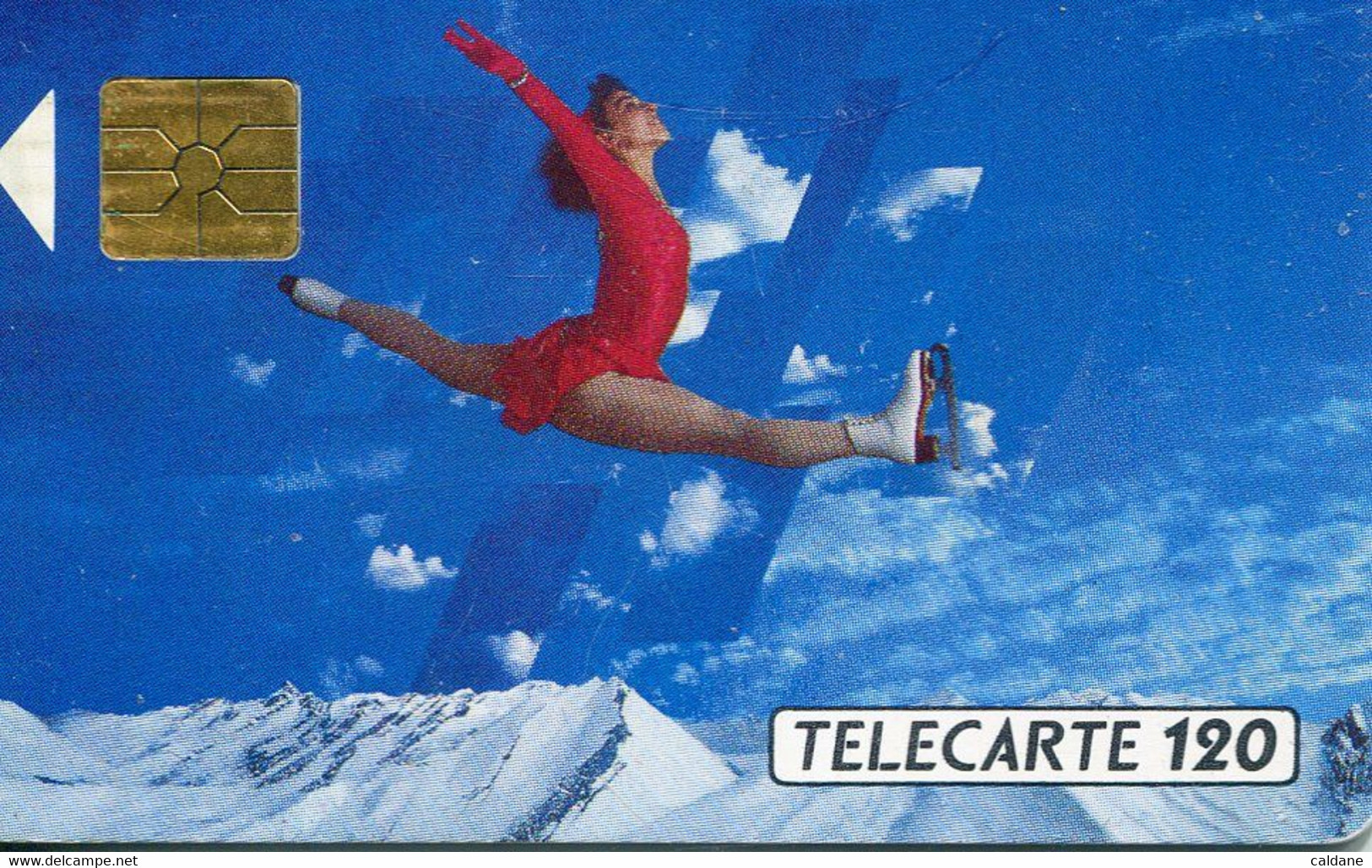 TELECARTE  France Telecom 120 UNITES.  .1.000.000.  EX. - Jeux Olympiques