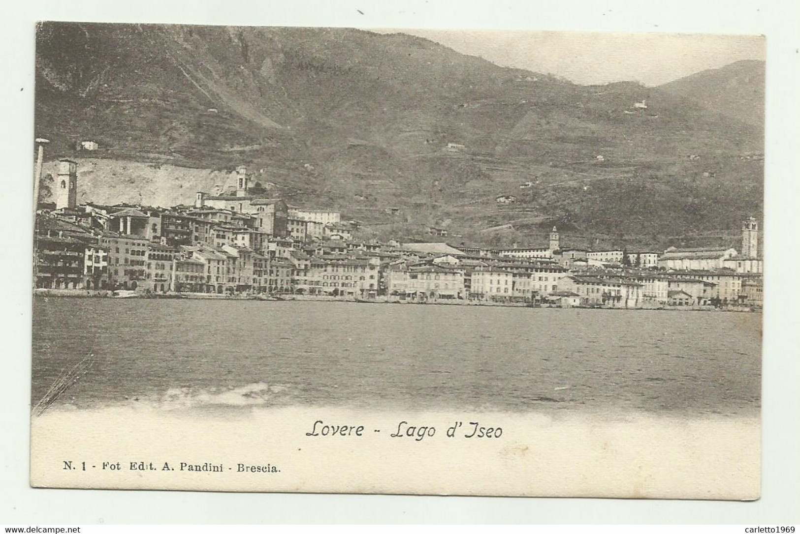 LOVERE - LAGO D'ISEO   - VIAGGIATA FP - Bergamo