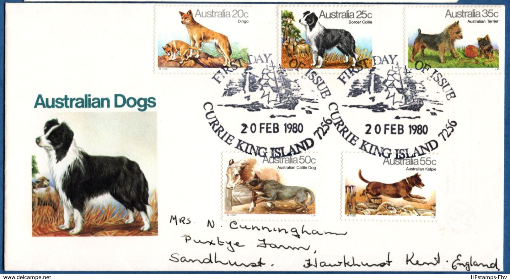 Australia 1980 Australian Dogs 2106.0648 Dingo, Border Collie, Terrier, Kelpie, Herding Dog - Dogs