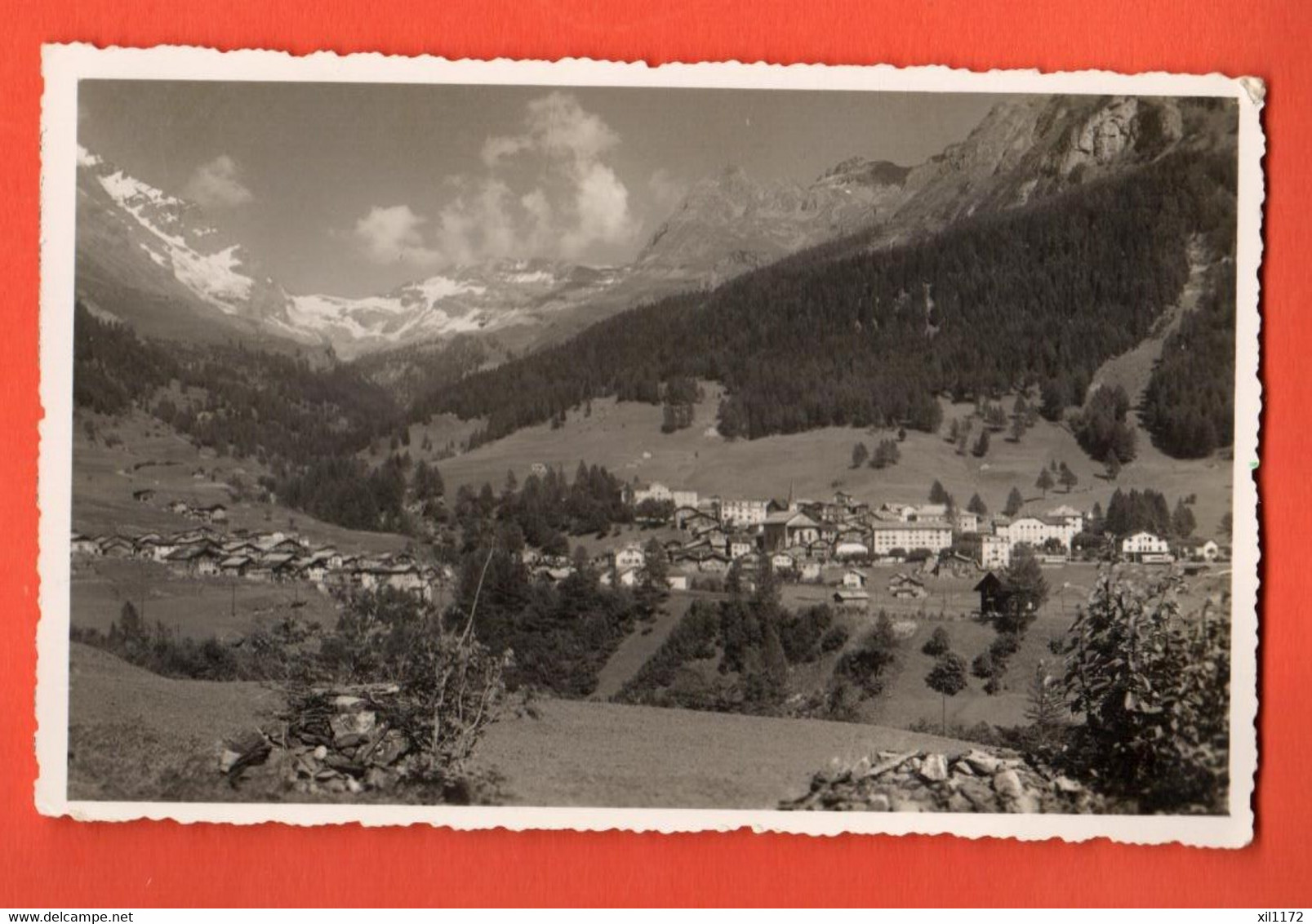 ZOQ-34  Loèche-les-Bains, Leukerbad  Circulé 1942. Editeur Mussler Sion. - Loèche