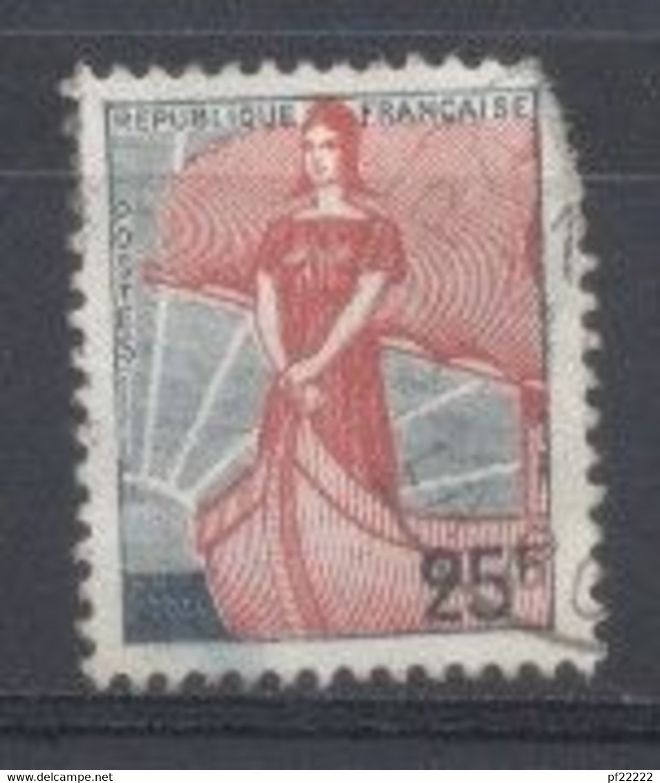 France, 1959, Yvert Tellier 1216,oblitéré - 1959-1960 Marianne (am Bug)