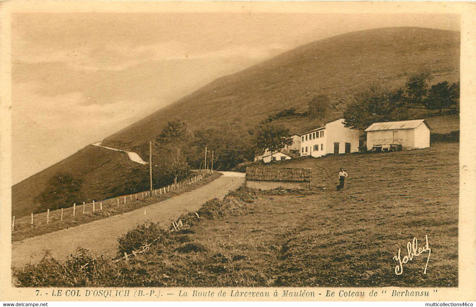 070621A - 64 Col D'Osquich - La Route De Larceveau à MAULEON  - Le Coteau De Berhansu - YOBLED - Mauleon Licharre