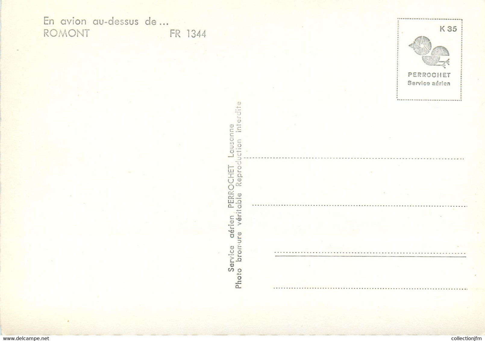 CPSM SUISSE "Romont, Vue Aérienne" - Romont