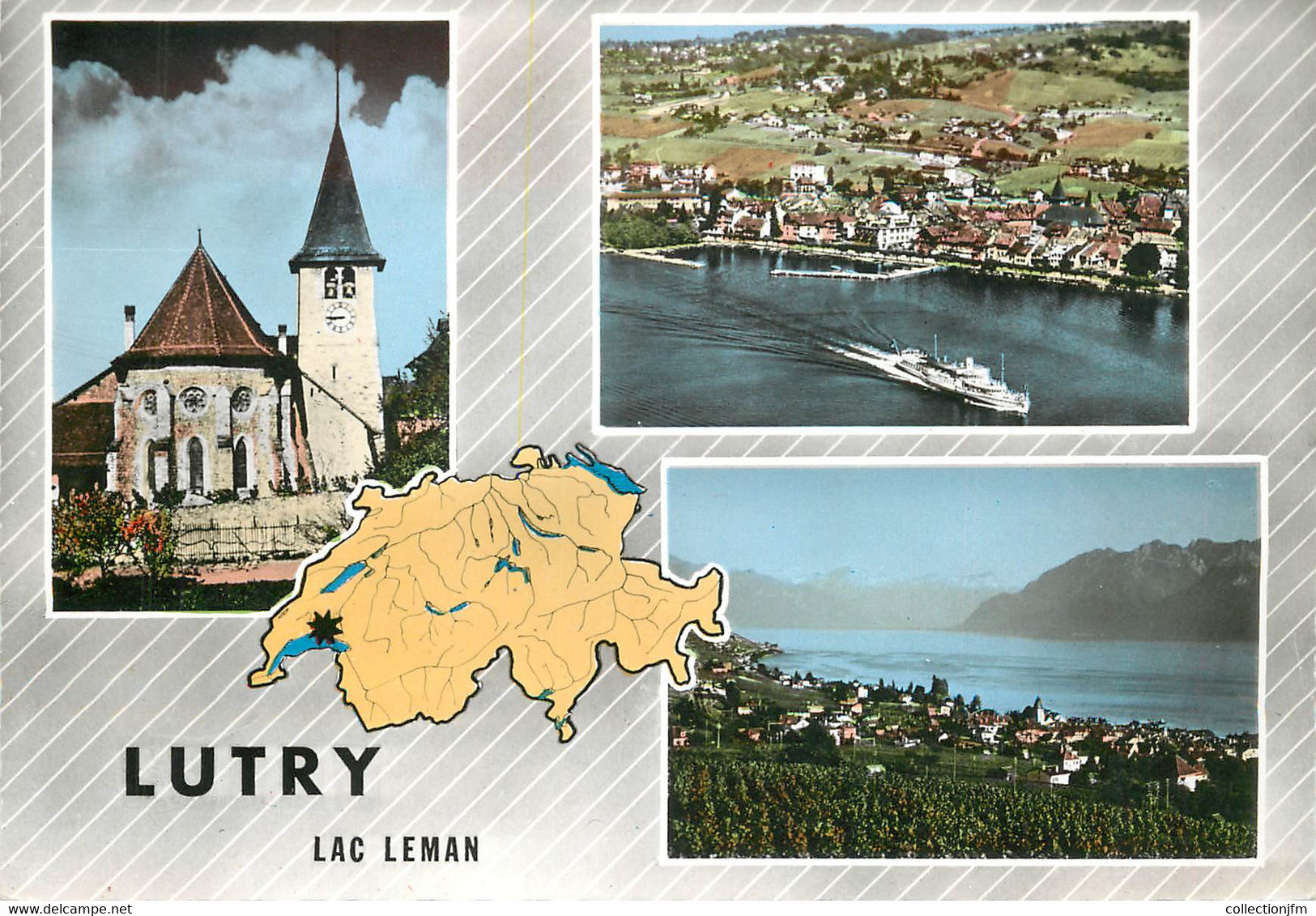 CPSM SUISSE "Lutry, Le Lac Leman" - Lutry