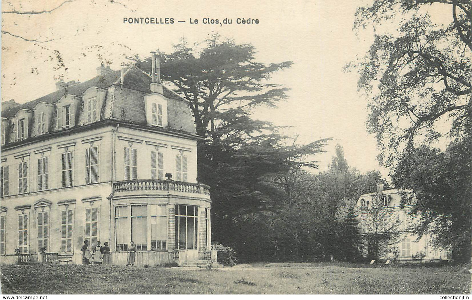 / CPA FRANCE 95 "Pontcelles, Le Clos Du Cèdre" - Pontcelles