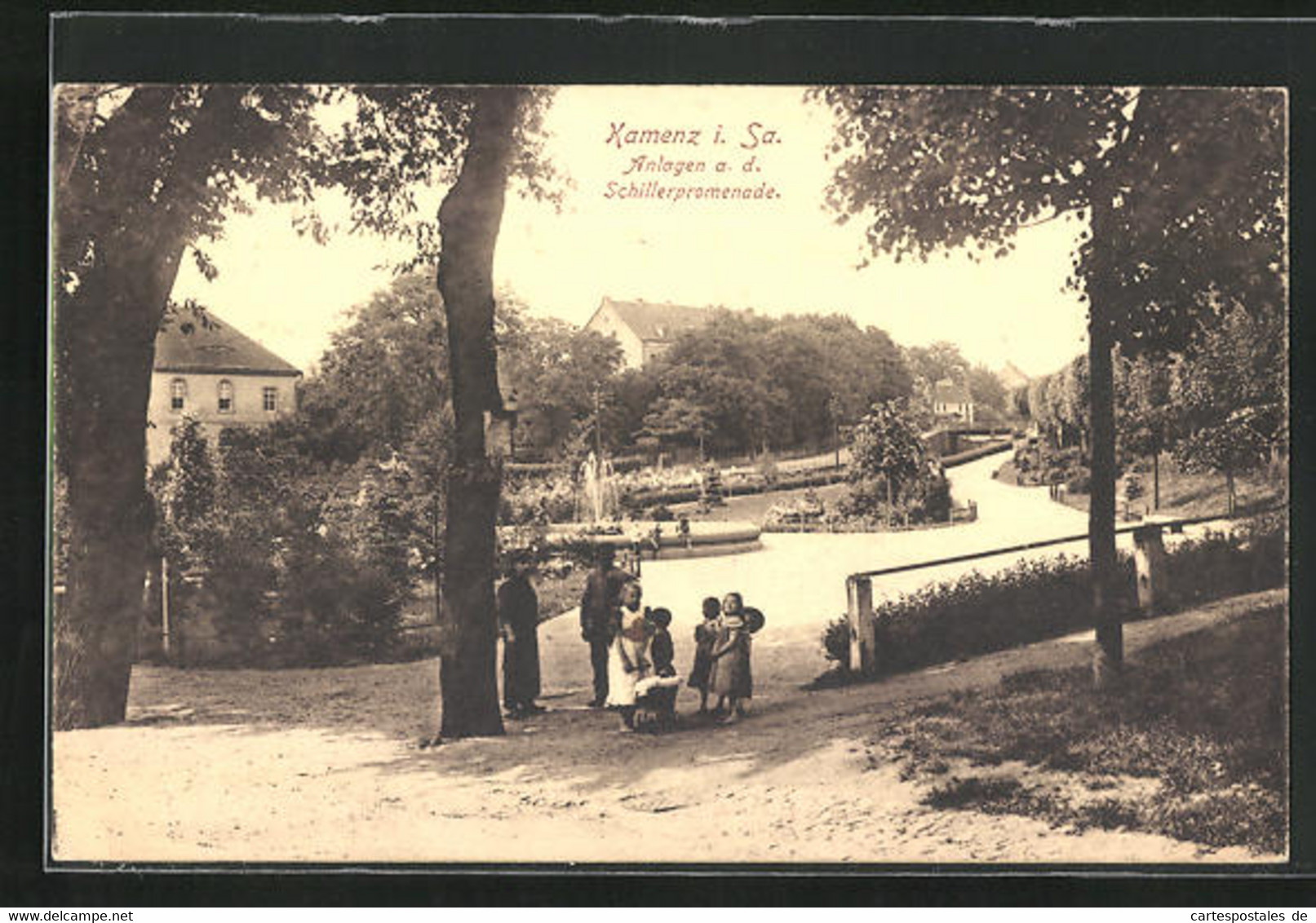 AK Kamenz I. Sa., Anlagen An Der Schillerpromenade - Kamenz