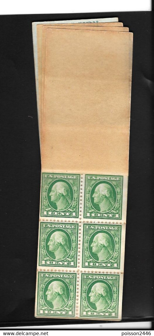 TP DES ETATS UNIS D'AMERIQUE 1C VERT EN CARNET - Unused Stamps