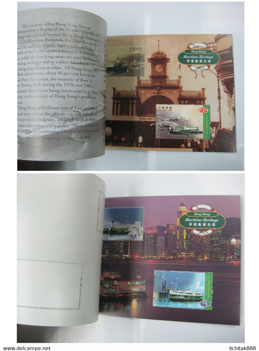 China Hong Kong 1999 Booklet Maritime Heritage Prestige Stamps - Booklets