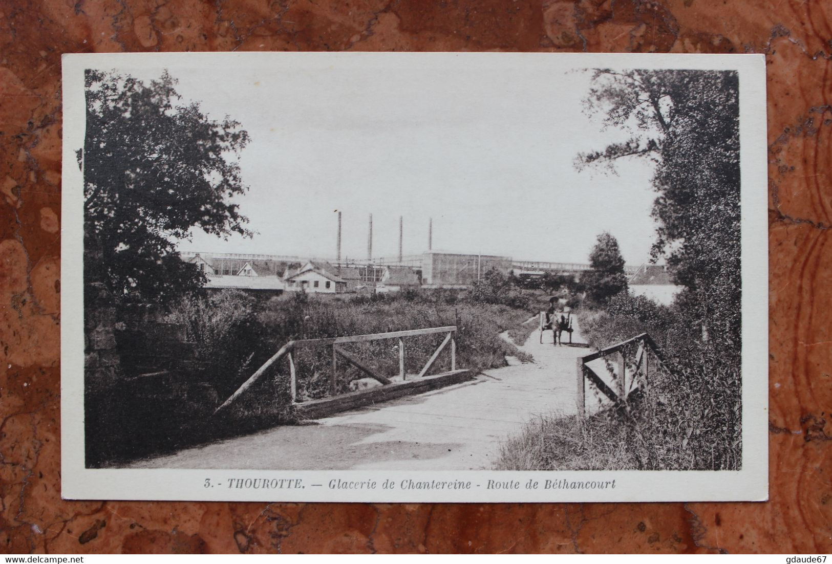 THOUROTTE (60) - GLACERIE DE CHANTEREINE - ROUTE DE BETHANCOURT - Thourotte