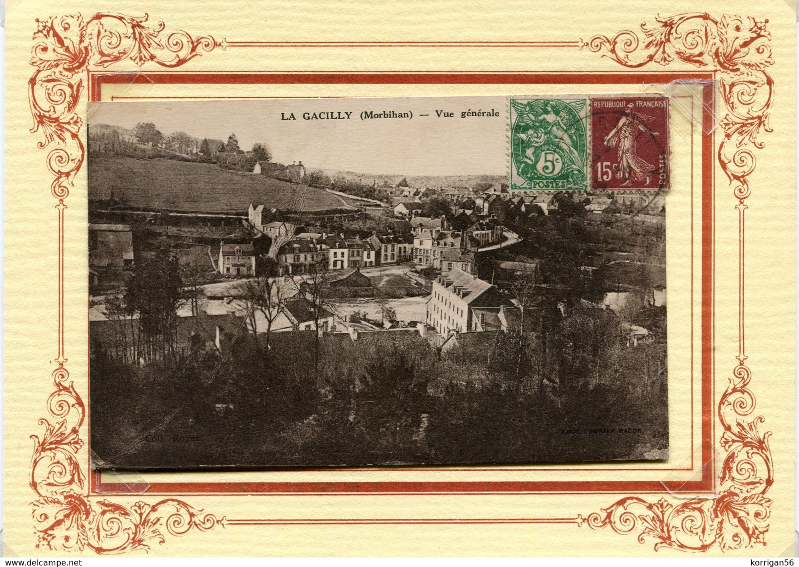 ENV DE MALESTROIT ET QUESTEMBERT *** LA GACILLY  ***  VUE DU BOURG  ** - La Gacilly