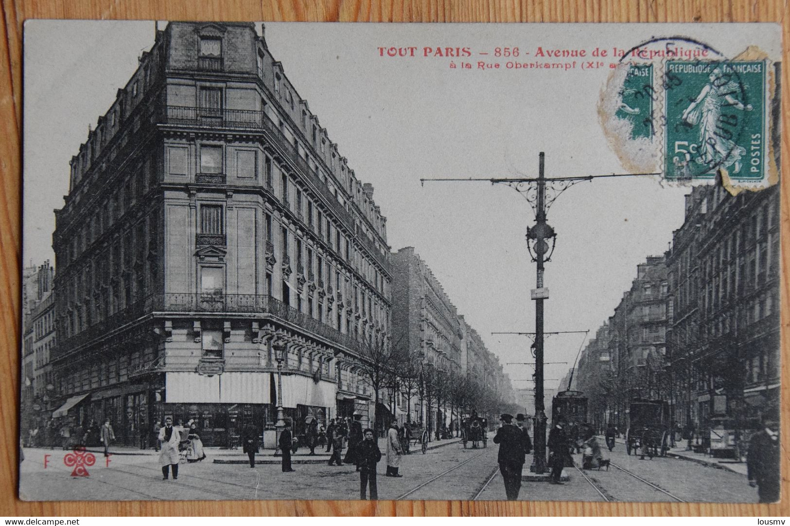 Tout Paris - Avenue De La République à La Rue Oberkampf - Animée : Petite Animation - Tramway - (n°20556) - Arrondissement: 11