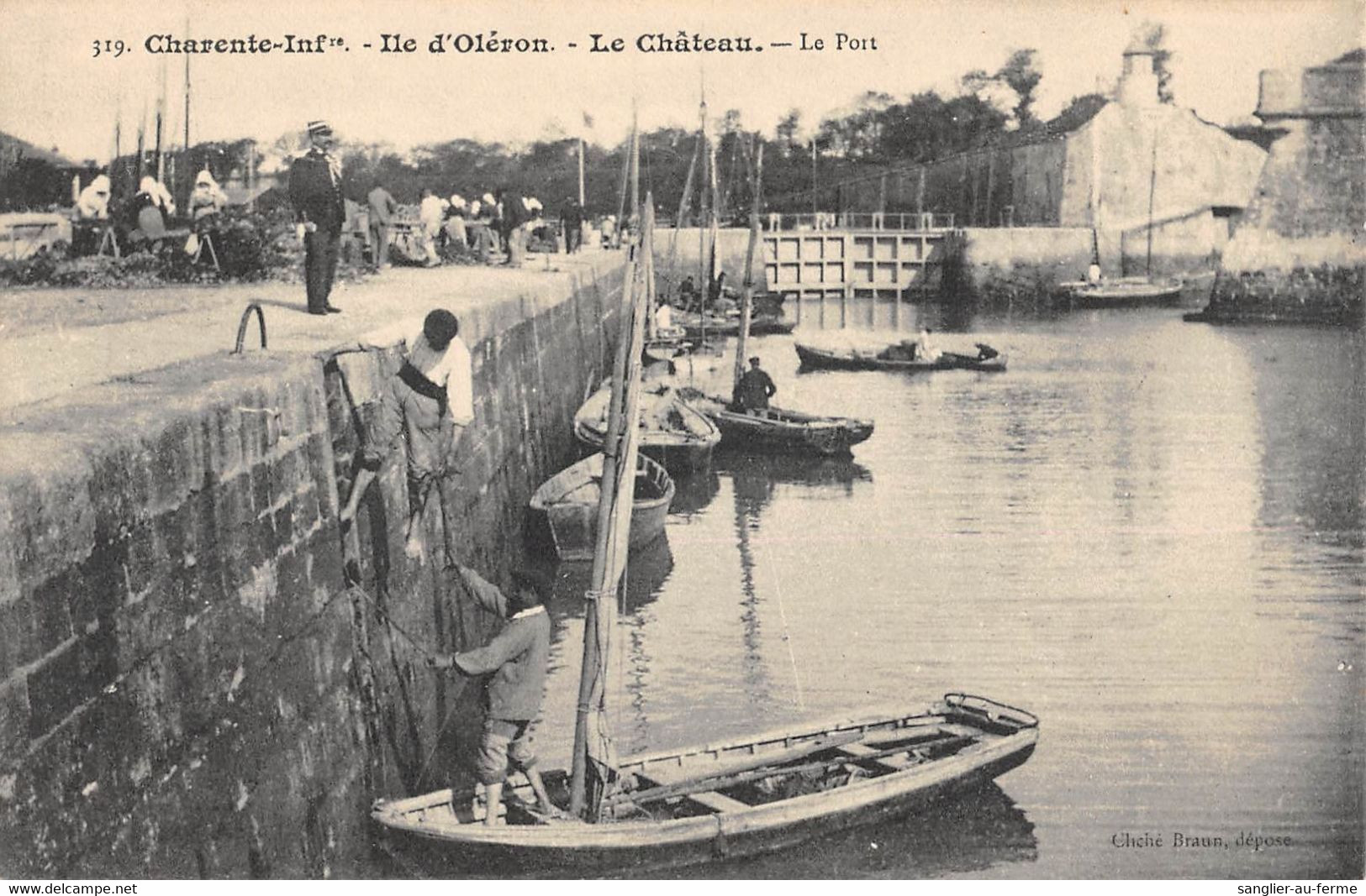 CPA 17 ILE D'OLERON LE CHATEAU LE PORT - Ile D'Oléron