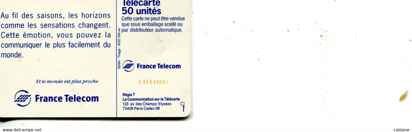 TELECARTE  France Telecom 50 UNITES.  .4.000.000.  EX. - Landschaften