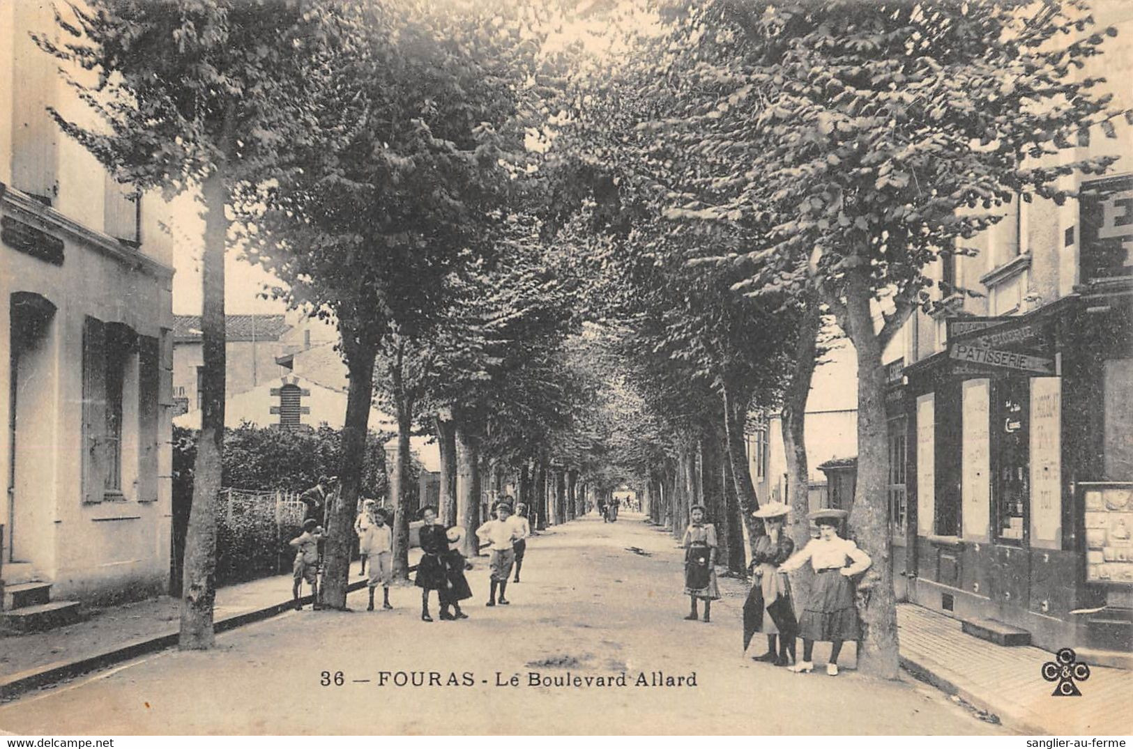 CPA 17 FOURAS LE BOULEVARD ALLARD - Fouras-les-Bains