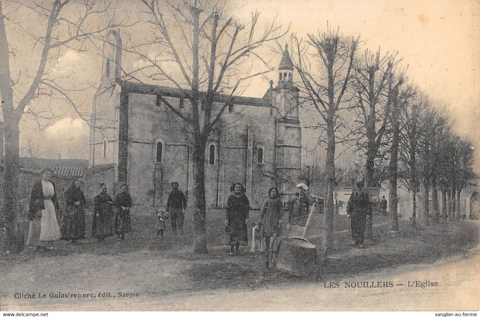 CPA 17 LES NOUILLERS EGLISE - Sonstige & Ohne Zuordnung