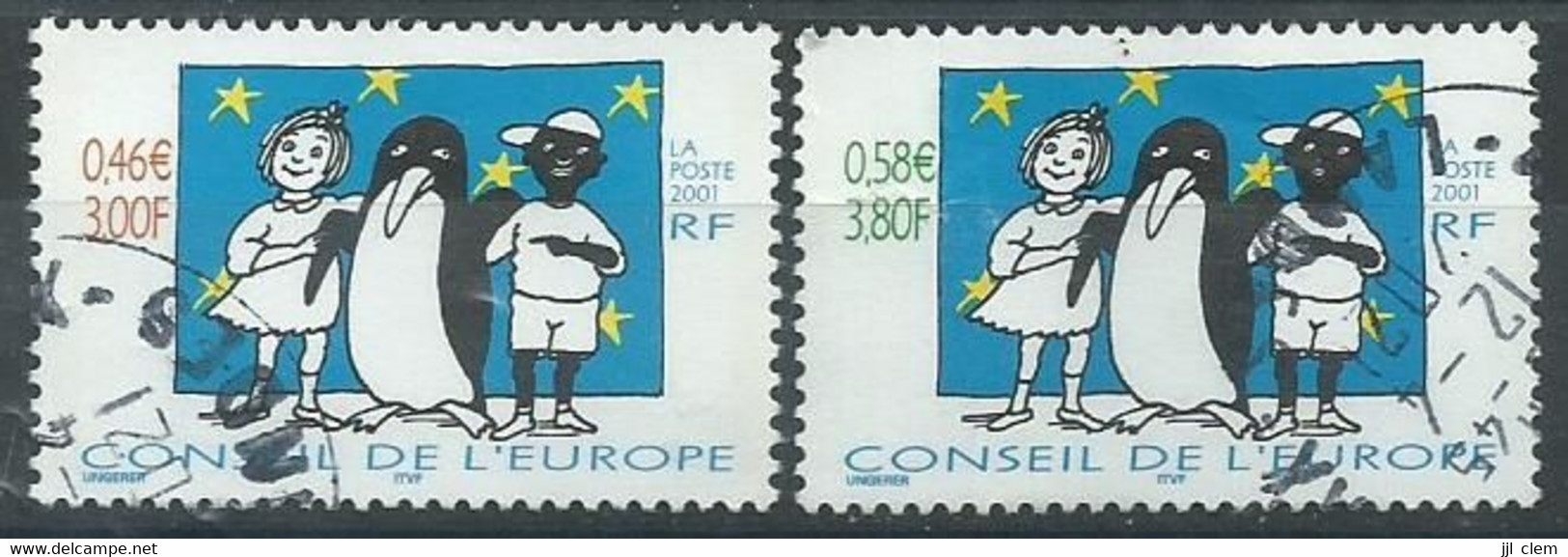 France Service N° 122-123  Obl - Used