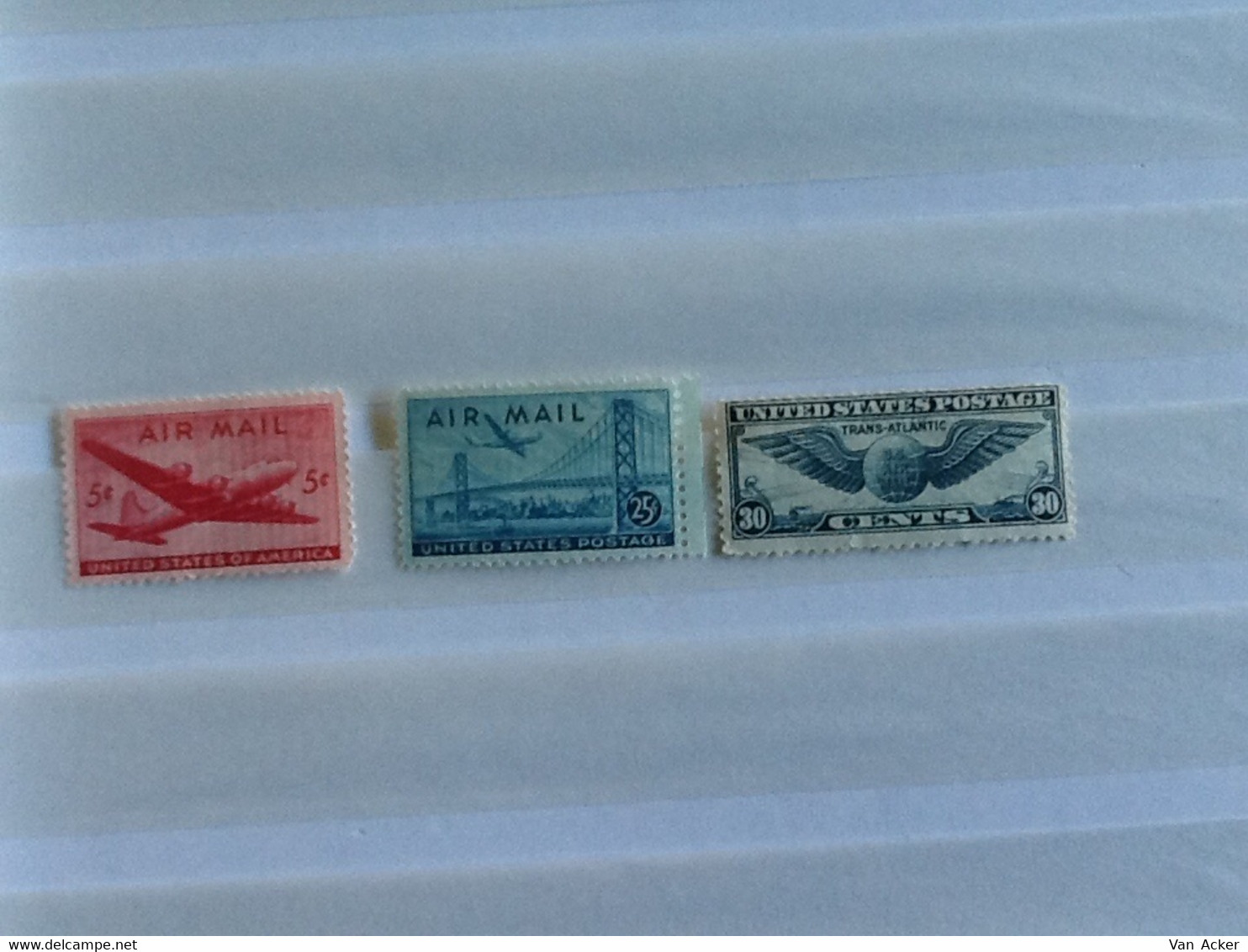 Scott C32** +C34**+C36** Airpost Stamps. - 2b. 1941-1960 Nuovi