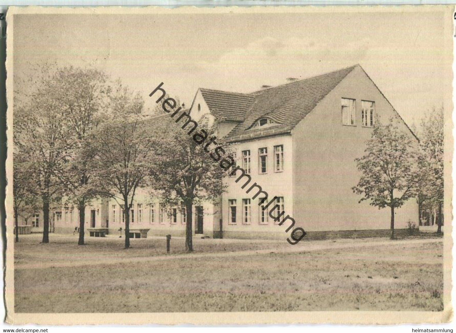 Zossen - Truppen-Übungsplatz - Mannschaftsgebäude - Stempel Zossen Übungsplatz - AK Großformat - Zossen