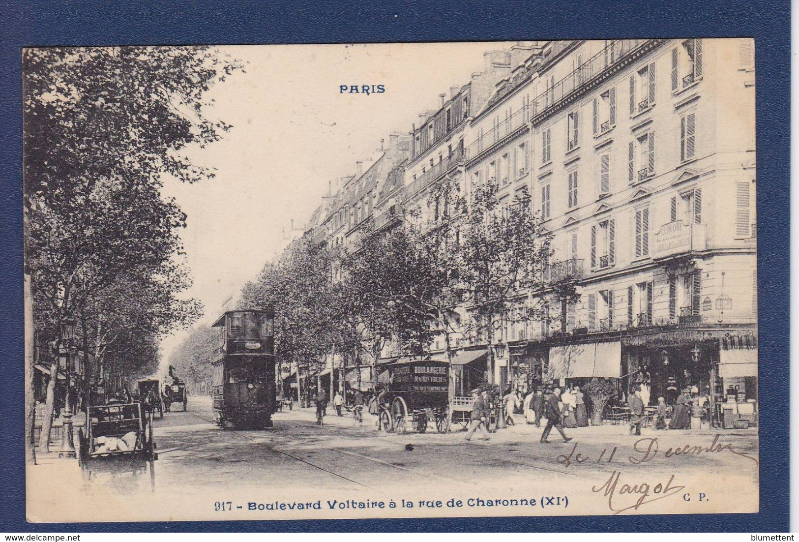 CPA [75] Paris éditeur Comptoir Parisien 11e Arrondissement Commerces Animation Circulé - Paris (11)