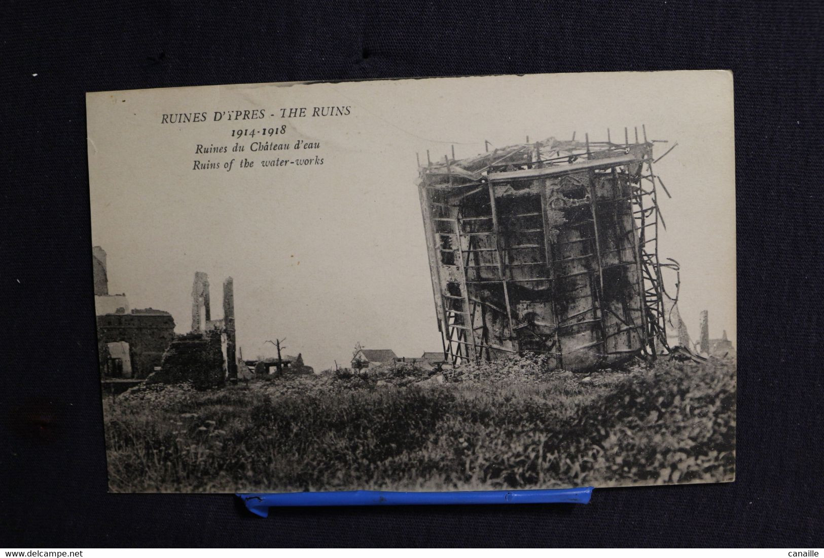 Y/O-154 /  Flandre Occidentale  Ieper - Ypres (1914-1918) - Ruines Du Château D'Eau  / Circulé - Ieper