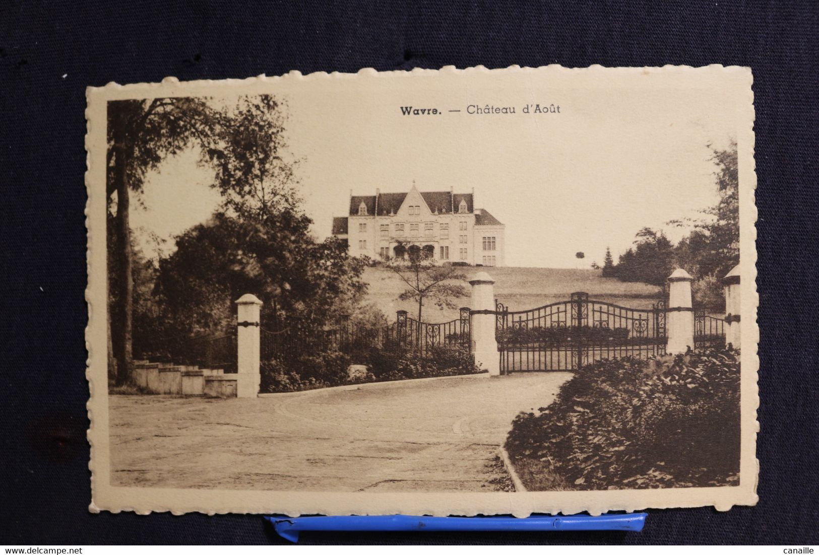 Y/O-160 /  Brabant Wallon -  Wavre  Château D'Août  / Circule 1945 - Wavre