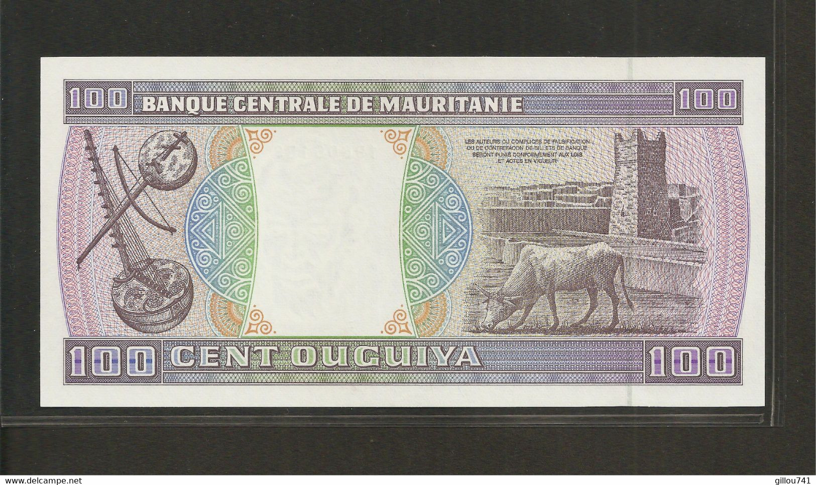 Mauritanie, 100 Ouguiya, 1989 - Mauritania