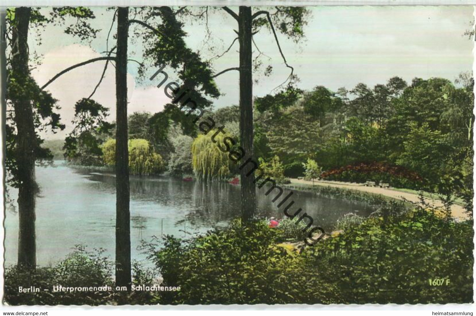 Berlin - Uferpromenade Am Schlachtensee - Verlag Herbert Meyerheim Berlin - Zehlendorf