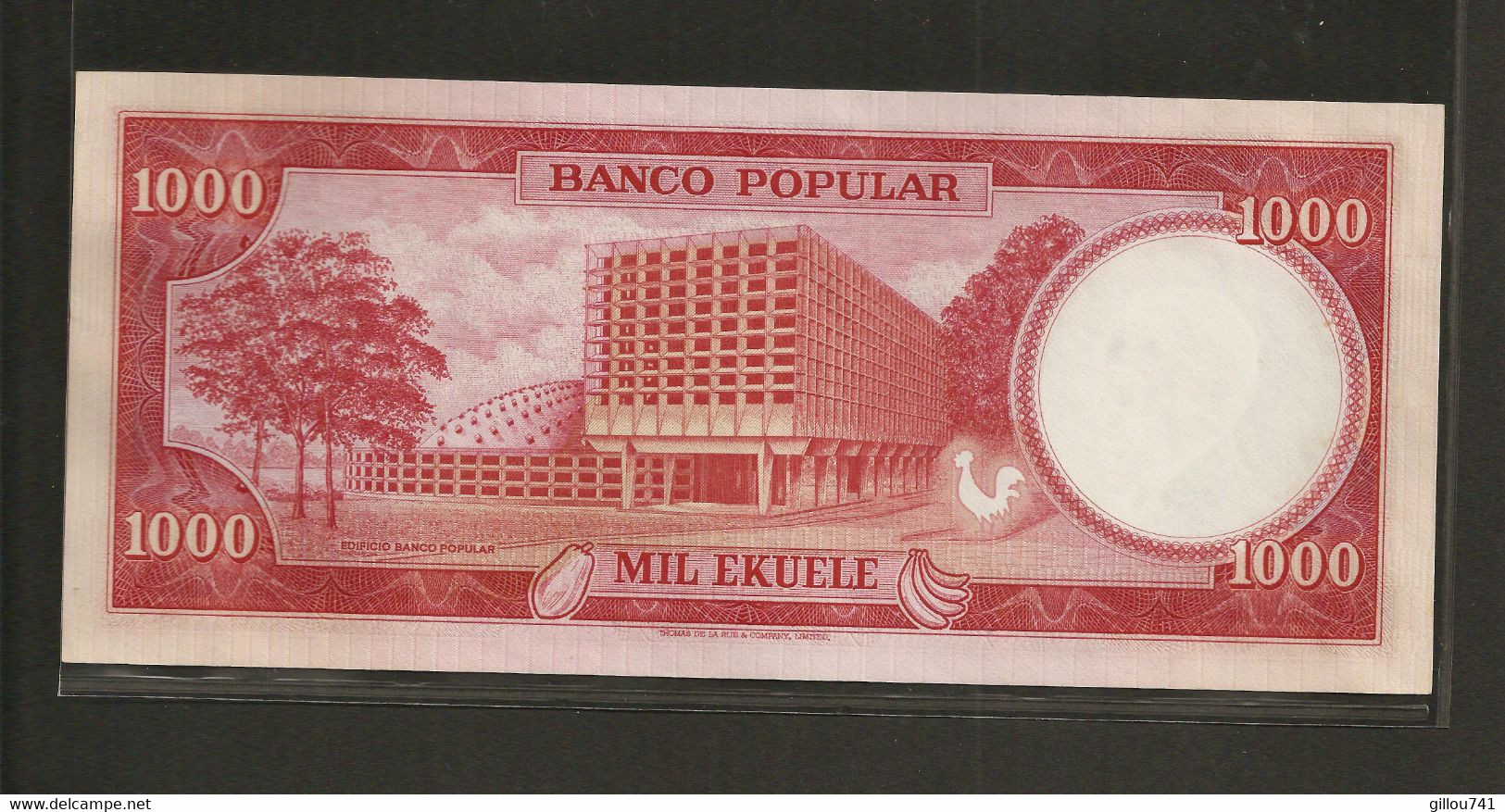 Guinée Equatoriale, 1,000 Ekuele, 1975 Second Dated Issue - Equatoriaal-Guinea