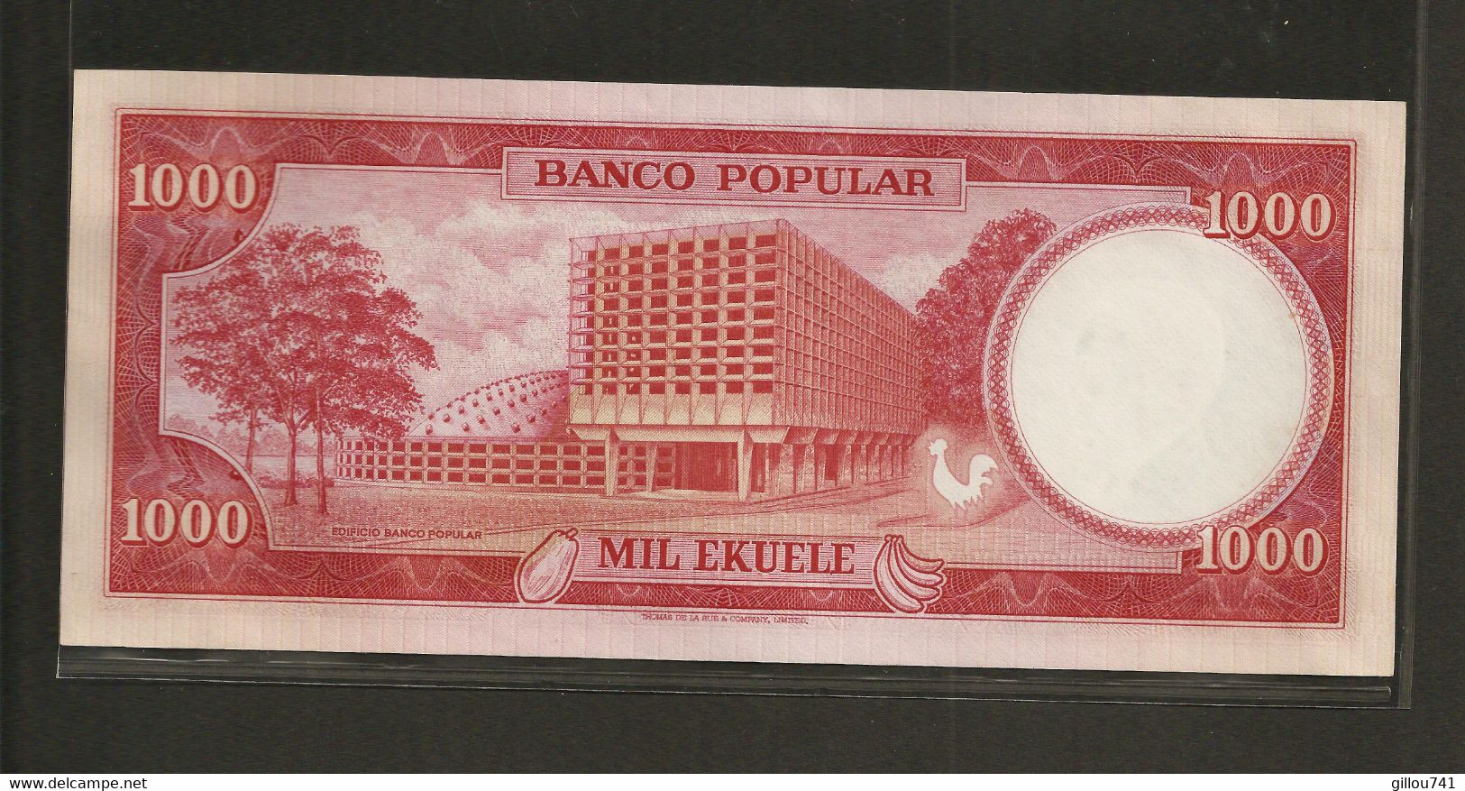 Guinée Equatoriale, 1,000 Ekuele, 1975 Second Dated Issue - Equatorial Guinea