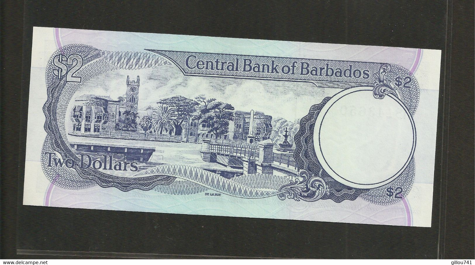 Barbades, 2 Dollars, 1973-1980 ND Issue - Barbados